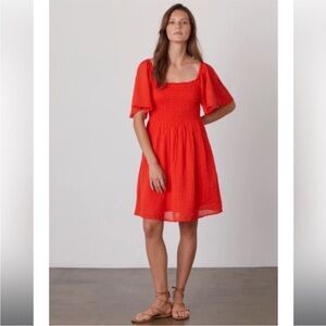 Velvet by Graham and Spencer red Esme dress
